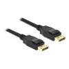 DeLOCK - DisplayPort laidas - DisplayPort (kištukas) į DisplayPort (kištukas) - 1,5 m - 4K palaikymas - juodas (85508)