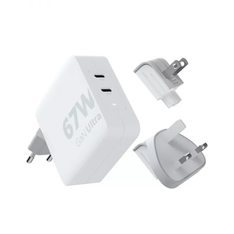 Xtorm 67W GaN-Ultra kelioninis įkroviklis + USB-C PD laidas