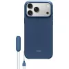 Beats iPhone 17 Pro Max dėklas su stovu, MagSafe ir fotoaparato valdymu – Bedrock Blue
