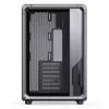 PC korpusas Jonsbo X400, Midi-Tower ATX, grūdinto stiklo šoninis skydas, pilkas