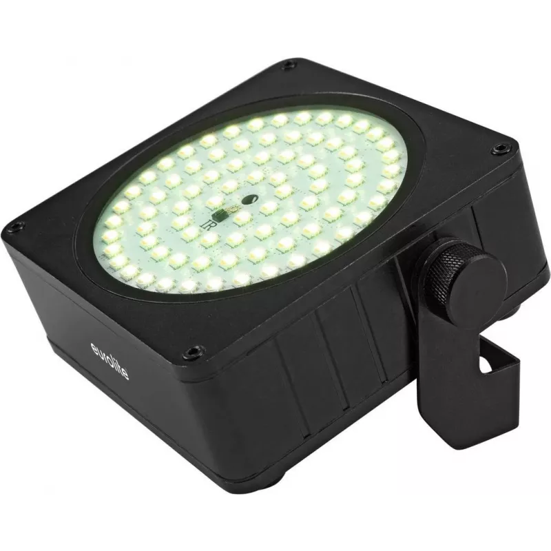 Plokščias šviestuvas LED EUROLITE AKKU IP SMD 41700051 — įkraunama plokščia LED panelė, juoda