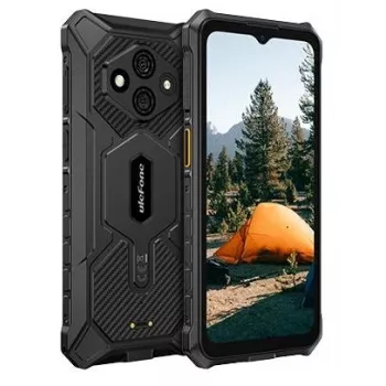 Tvirtas išmanusis telefonas UleFone RugKing 3 Pro — 6,56 col. (16,7 cm) HD+, Unisoc T7250 1,6 GHz, 8 GB RAM, 128 GB, 48 MP dviguba kamera, 5700 mAh, Dual SIM, USB-C, juodas