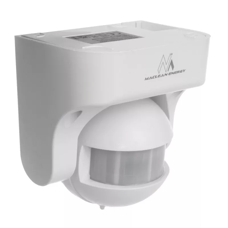 Judesio jutiklis MACLEAN MCE358 W — buvimo PIR jutiklis, baltas