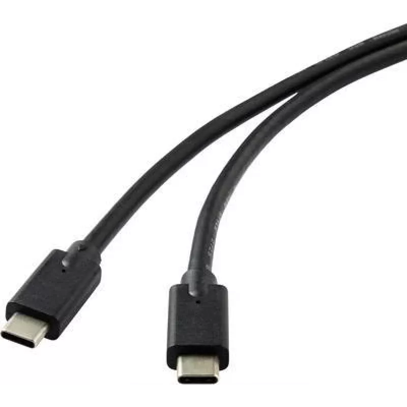 Renkforce RF-4531576 USB kabelis 2 m USB 3.2 Gen 2 (3.1 Gen 2) USB C juodas (RF-4531576)