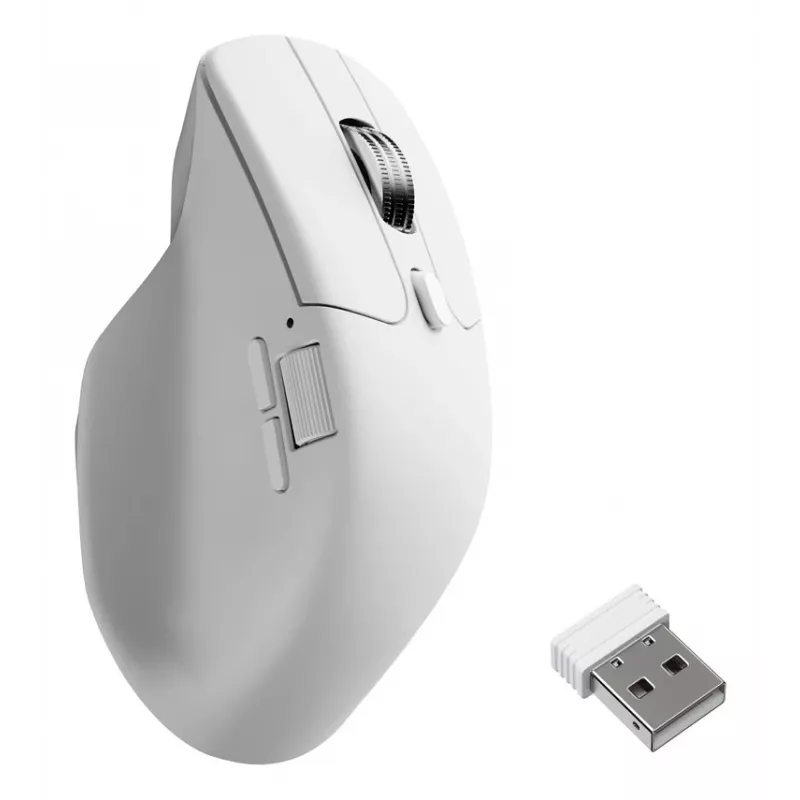 KEYCHRON M6 (1000Hz) balta belaidė pelė