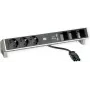 Desk2 3Schuko 3ABD USB Charger nerūdijantis plienas (902.449)