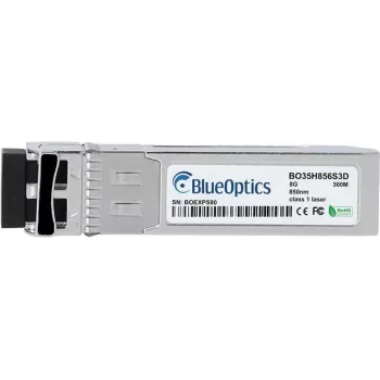 Huawei SFP-FC8G-SW suderinamas BlueOptics SFP+ siųstuvas-imtuvas trumpųjų bangų daugiamodei šviesolaidinei jungčiai 2/4/8 gigabitų didelės spartos duomenų perdavimui šviesolaidiniuose tinkluose. Palaiko Fibre Channel An
