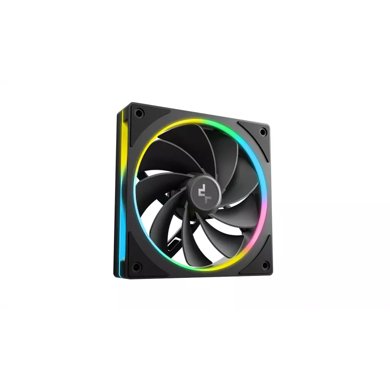 PC korpusas DeepCool CL660 Juoda — ATX/Micro-ATX/Mini-ITX, grūdintas stiklas, 2x3,5 inch + 1x2,5 inch, priekyje 140 mm, viršuje/gale 120-140 mm