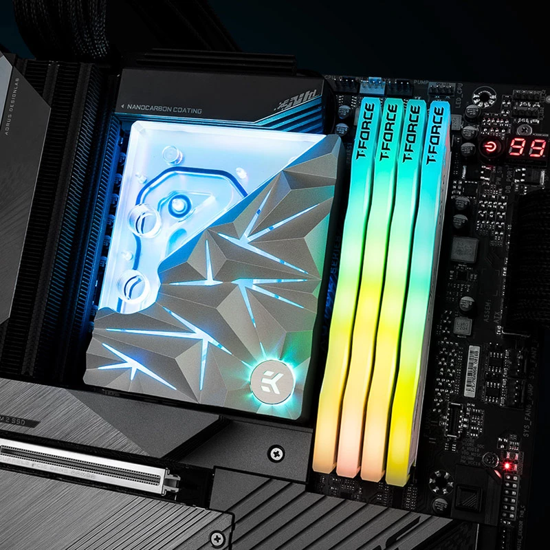 EK Water Blocks EK-Quantum Velocity² Edge D-RGB - AM5 Sidabrinė Special Edition