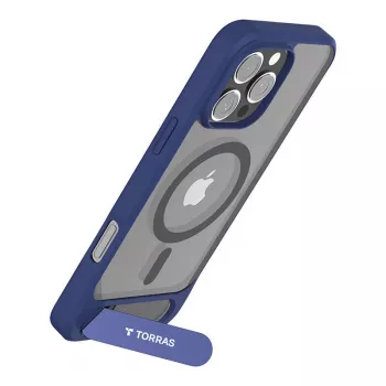 Torras Pstand serijos dėklas iPhone 16 Pro – mėlynas plonas lengvas apsauginis dangtelis