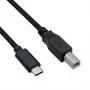 ROLINE USB 2.0 Type C kabelis, C - B, ST/ST, juodas, 3 m (11.02.8337)