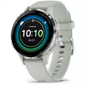 Garmin Venu 3S 3,05 cm (1,2) AMOLED 41 mm skaitmeninis 390 x 390 pikselių jutiklinis ekranas pilka, sidabrinė Wi-Fi GPS (palydovinis)