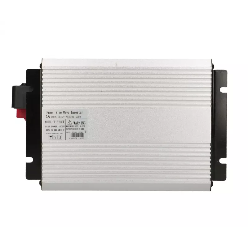 Įtampos keitiklis Extralink OPIP-500W 12V 500W gryna sinusoidė