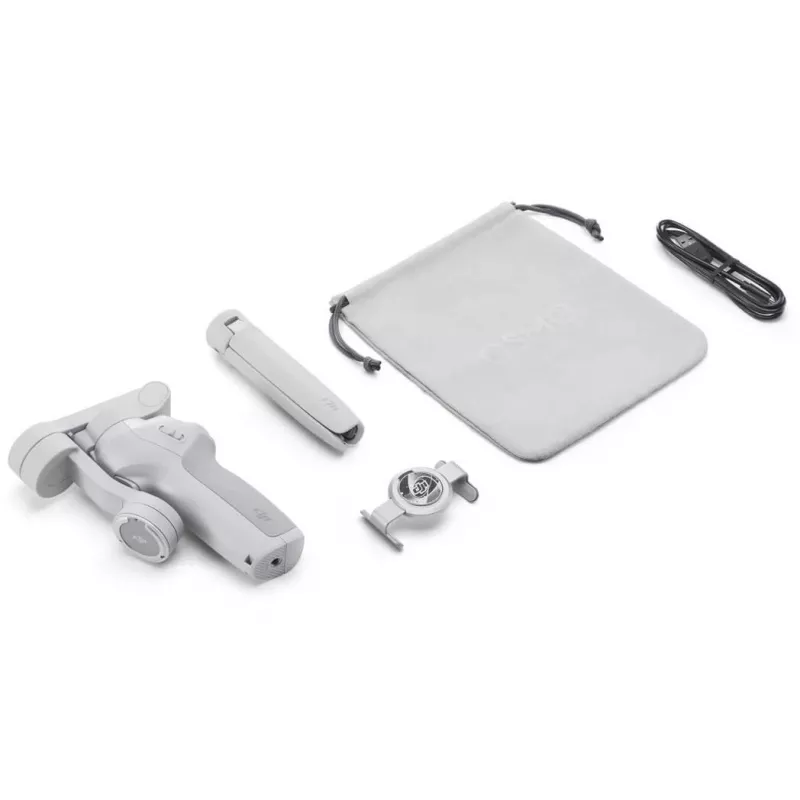 DJI OM SE gimbalas pilkas Bluetooth įsk. mobiliojo laikiklį krepšys maks. apkrova 290 g
