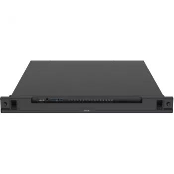 Tinklinis vaizdo registratorius AXIS S2216 Mk II 1U juodas — 16 kanalų, iki 7680×4320, 4 TB HDD (maks. 16 TB), 256 GB SSD, RAID 0/1/10, FIPS 140-2 L2