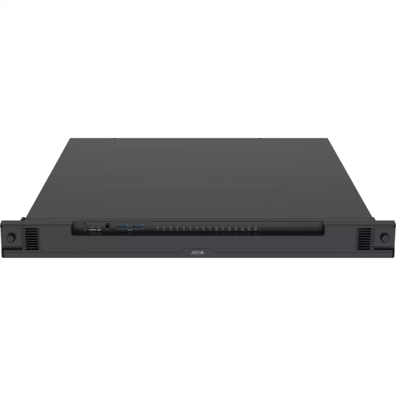 Tinklinis vaizdo registratorius AXIS S2216 Mk II 1U juodas — 16 kanalų, iki 7680×4320, 4 TB HDD (maks. 16 TB), 256 GB SSD, RAID 0/1/10, FIPS 140-2 L2