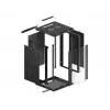 Sieninė spinta LANBERG WF01-6618-10B, 18U, 600×600×907 mm, juoda, 60 kg