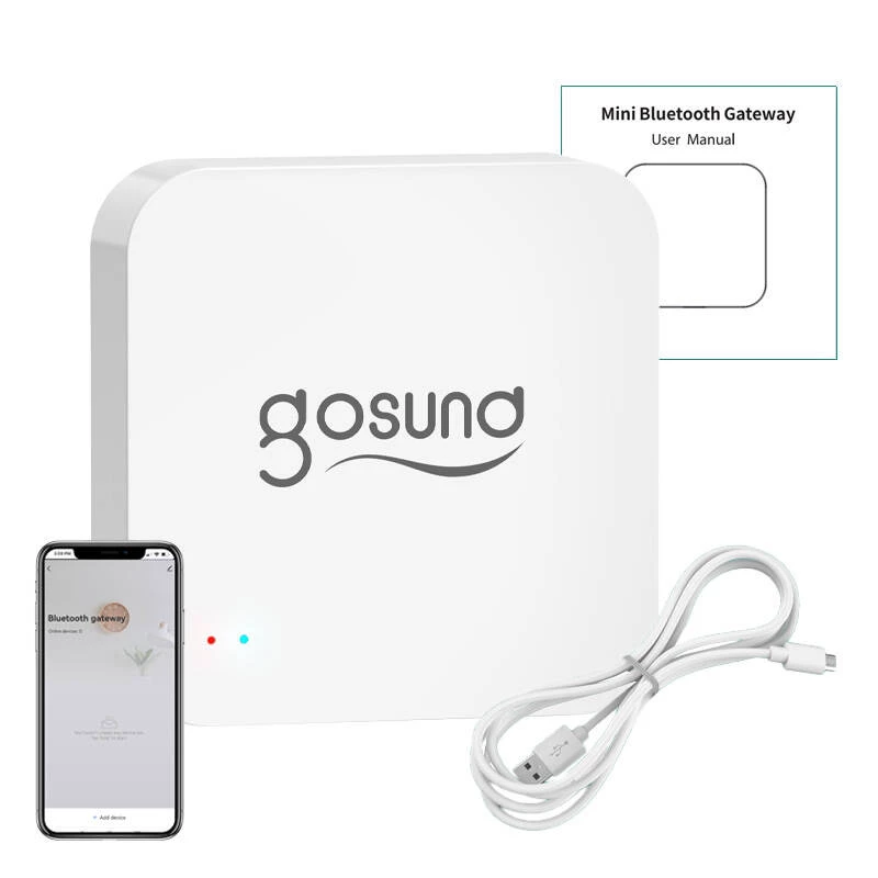 Tinklų sietuvas Gosund G2 — išmanusis Bluetooth BLE Wi‑Fi Mesh tinklų sietuvas su Tuya signalizacijos funkcija