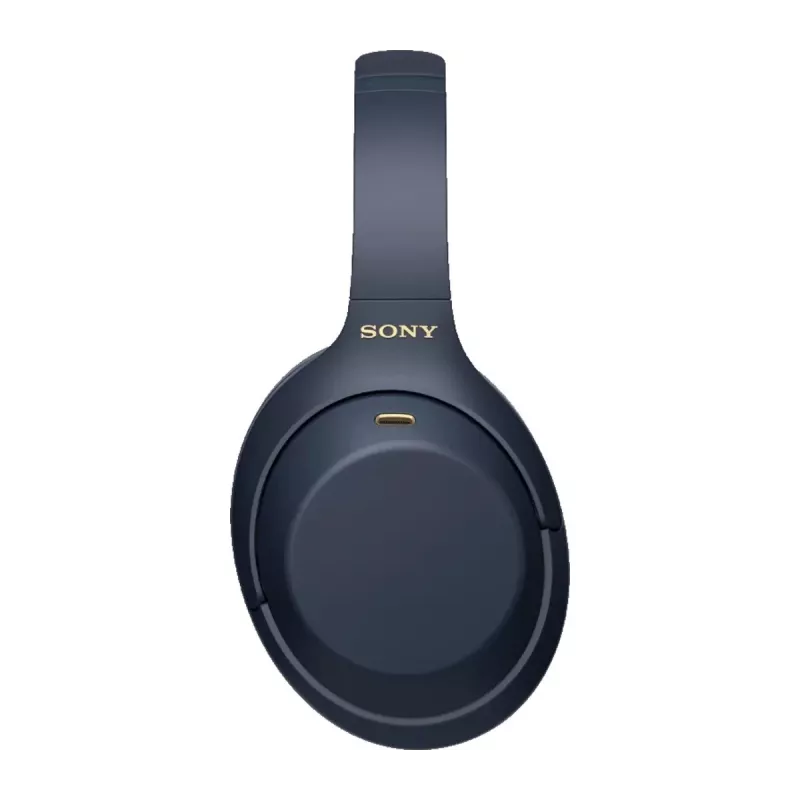 Ausinės Sony WH1000XM4L.CE7, apgaubiančios, laidinės ir belaidės (Bluetooth, USB-C), mėlynos, segimo ant galvos būdas