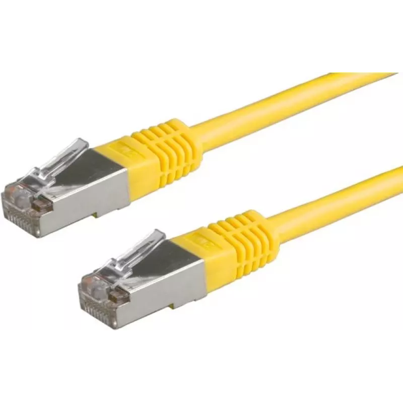Patch Cord ROLINE S/FTP (PiMF) Cat.6 Geltonas 10,0 m