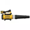 Rankinis lapų pūstuvas DeWalt DCMBL777X1-QW — bešepetėlis variklis, 21,5 m³/min, 258 km/h, 9 Ah baterija, 3 greičio nustatymai, 3,2 kg