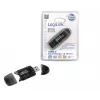 Kortelių skaitytuvas LOGILINK CR0007 USB 2.0 SD/MMC, juodas, iki 480 Mbit/s