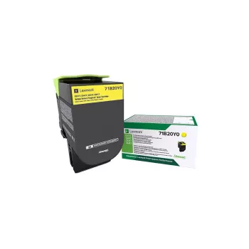 Tonerio kasetė Lexmark 71B20Y0 2300 puslapių Geltona