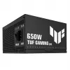 Maitinimo blokas ASUS TUF GAMING 650B EVO — 650 W, 20+4 kontaktų ATX, 80 PLUS Bronze, juodas