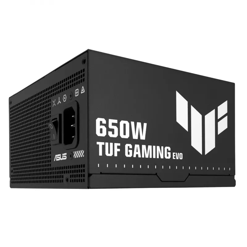 Maitinimo blokas ASUS TUF GAMING 650B EVO — 650 W, 20+4 kontaktų ATX, 80 PLUS Bronze, juodas