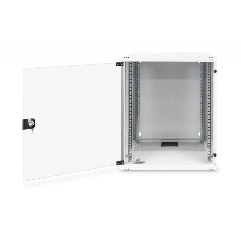 DIGITUS Compact Series DN-19 12-U-S-1 - sieninė spinta - šviesiai pilka, RAL 7035 - 12U - 48,3 cm (19) (DN-19 12-U-S-1)