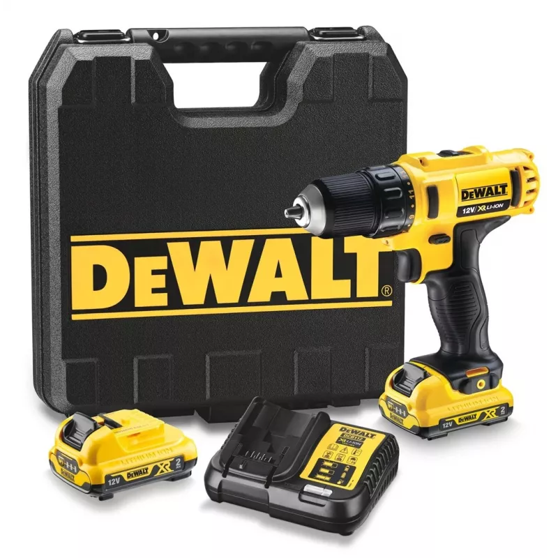 DeWALT DCD Belaidis gręžtuvas-suktuvas 10,8 V Li-Ion, be rakto, Euro kištukas