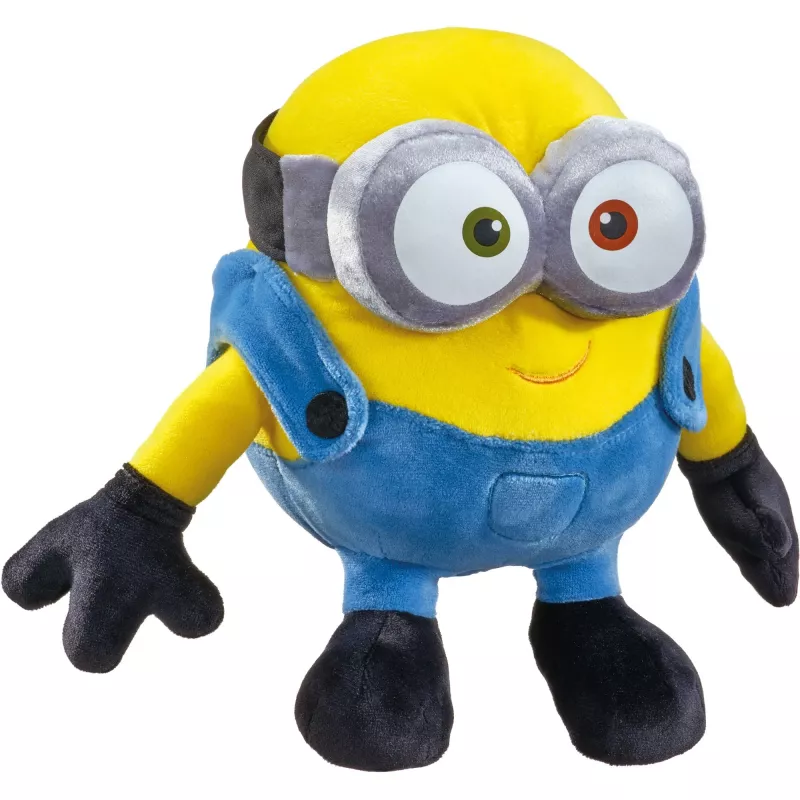 Minions: Bob, pliušinis žaislas įvairiaspalvis, dydis: 24 cm