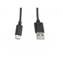Laidas Lanberg CA-USBO-10CC-0010-BK (USB 2.0 vyriška - USB 2.0, USB, Type C vyriška, 1 m, juodas) (CA-USBO-10CC-0010-BK)