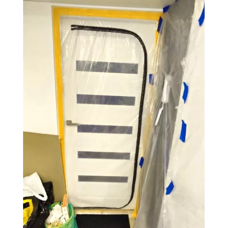 dulkių užtvaras durų renovacijai, dulkių uždanga 220X110 durims