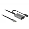 Delock USB-20225 maitinimo adapteris pilkas