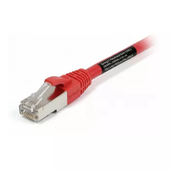 Synergy21 komutacinis kabelis RJ45, CAT8.1 2000Mhz, 0,5m, raudonas, S-STP(S/FTP), TPE/LSZH(SuperFlex), AWG26,