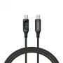 „Savio“ USB-C – USB-C laidas CL-174 1 m juodas USB 3.2 Gen 1