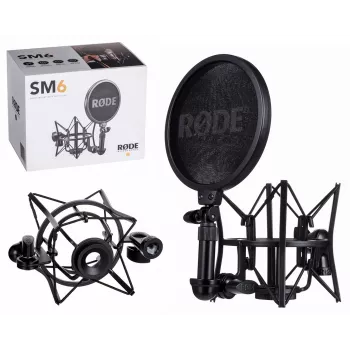 Mikrofonas RØDE SM6 — juodas, svoris 0,682 kg, matmenys 210×133×210 mm