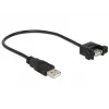 USB laidas DeLOCK 85462 USB 2.0 0,25 m Juodas