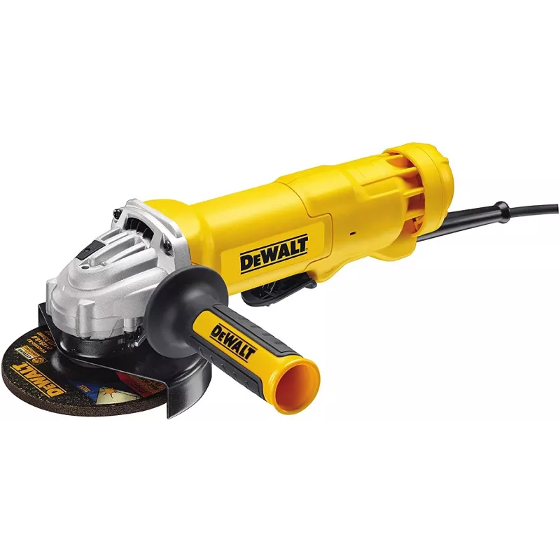 Kampinis šlifuoklis DeWalt DWE4233, 1400 W, 115 mm diskas, 2,45 kg, maitinamas iš tinklo