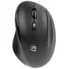 „Manhattan“ ergonominė belaidė pelė, dešiniarankiams, reguliuojama 800/1200/1600 dpi, 2,4 GHz (iki 10 m), šeši mygtukai su slinkties ratuku, kombinuotas USB-A ir USB-C imtuvas, juoda, AA baterija (pridedama), trejų metų garantija