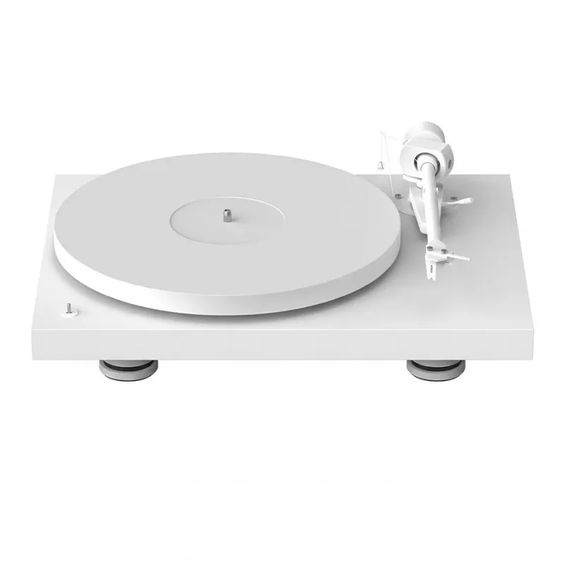 Pro-Ject PRO B, tikrai subalansuotas patefonas, satino baltumo