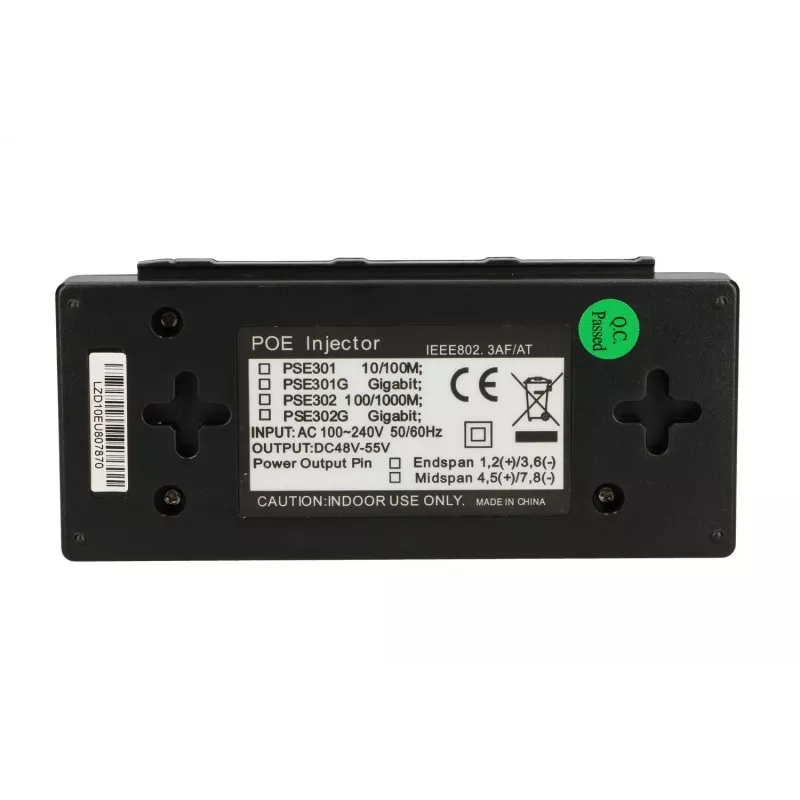 Extralink POE-48-48W maitinimo šaltinis, 48V, 1A, 48W, Gigabit 802.3af/at