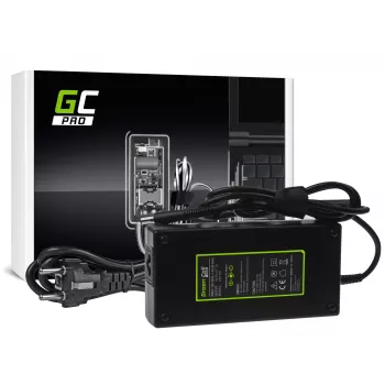 Maitinimo adapteris Green Cell AD111P 150W 19.5V 7.7A universalus nešiojamojo kompiuterio adapteris, juodas