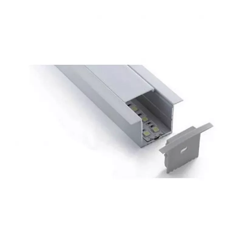 S21-LED-PR20022, profilis, balta, aliuminis, LED, 56,2 mm, 2000 mm