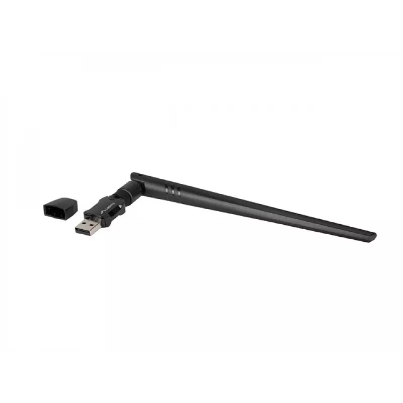 Lanberg USB Adapter Bevielis Tinklo Adapteris NC-0900-WIE USB 2.0 Dual Band AX900 1 Išorinė Antena