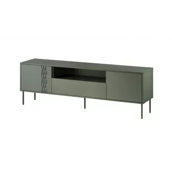 Cama EF TRESSE RTV spintelė 180x40x54.5 matinis žalias