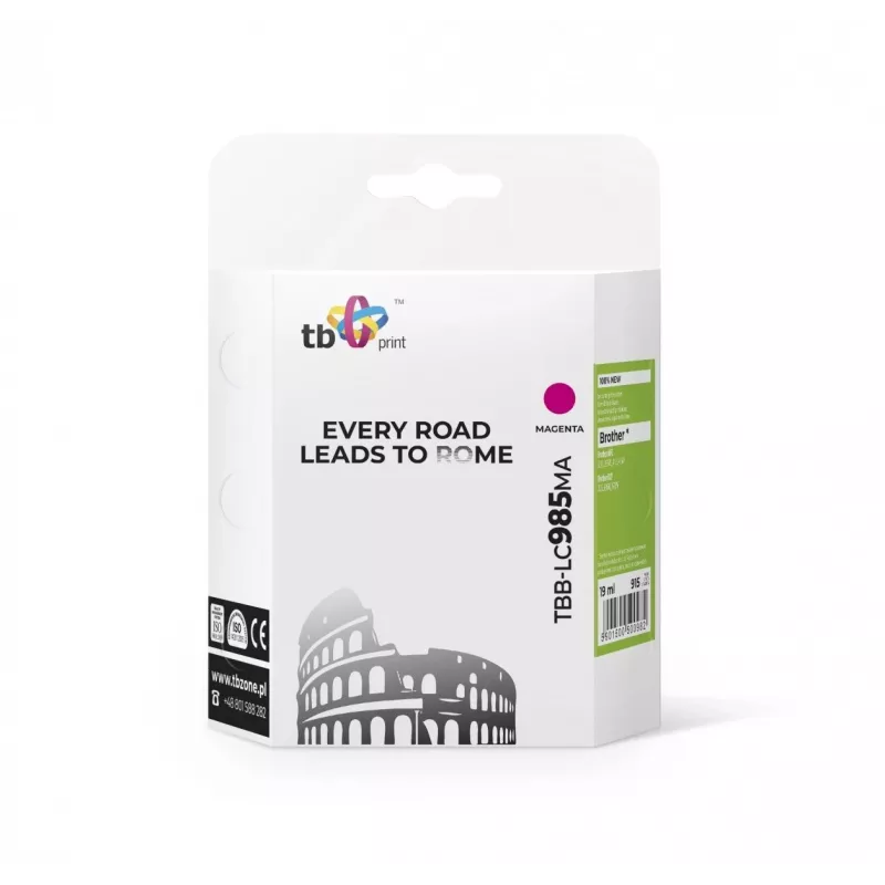 Ink. Cartridge TB Kompat. S Brother LC 985 MA 100% N