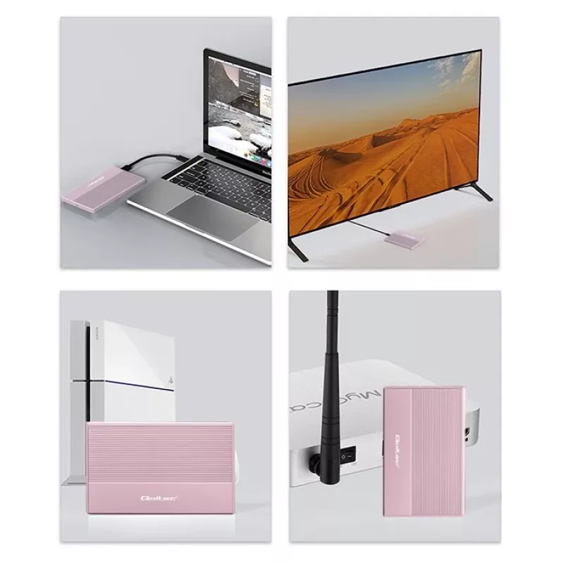 Korpusas SSD HDD 2,5 inch diskui, SATA, USB 3.0, 2T