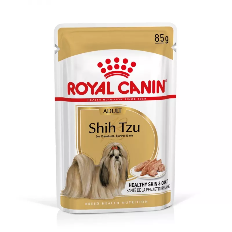 ROYAL CANIN Shih Tzu suaugusiems šunims šlapias ėdalas paštetas 12x85 g